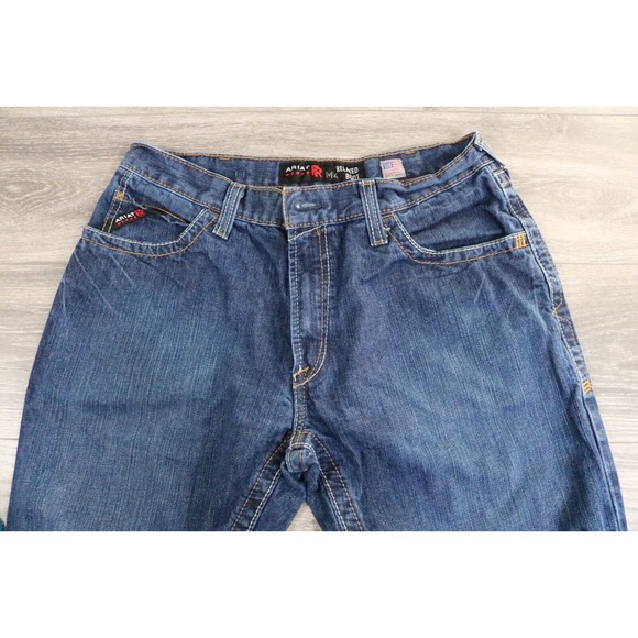 Ariat FR Jeans Men 34x32 M4 Mid Rise relaxed Boot Work Flame Resistant CAT2 2112 - Picture 2 of 9